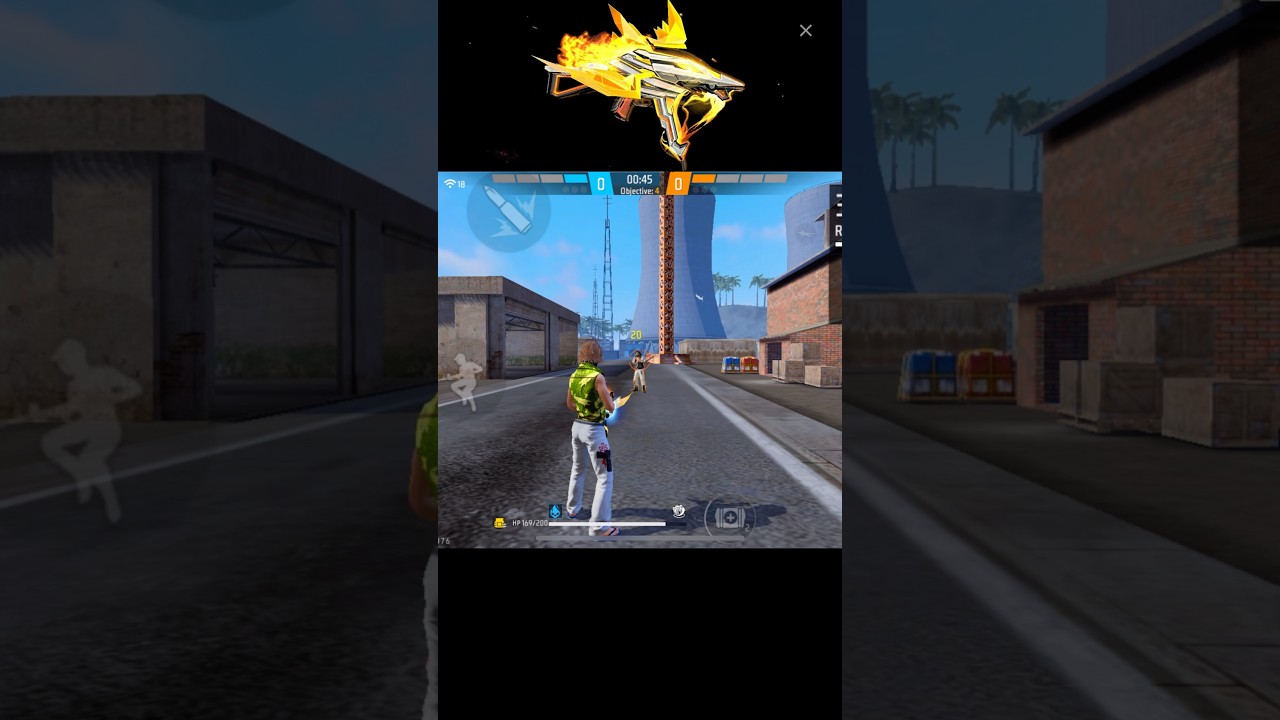 UMP Max 🔥 vs UMP Level 3 💥 Damage Test | Free Fire Shorts