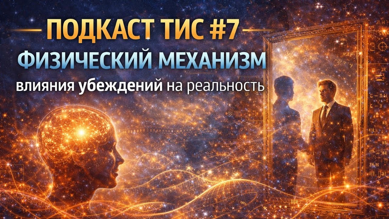 Подкаст ТИС #7: Физический механизм влияния убеждений на реальность
