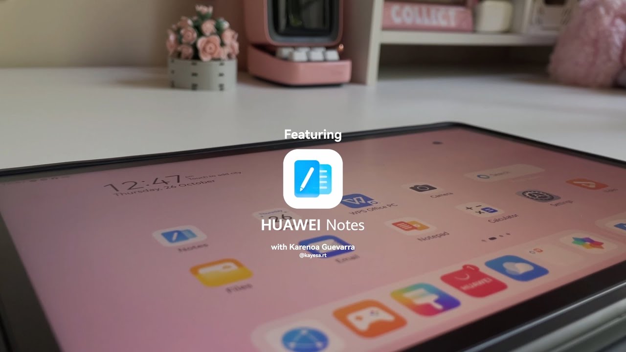 HUAWEI Notes Tutorial & Walkthrough | HUAWEI MatePad 11 PaperMatte Edition Digital Journaling
