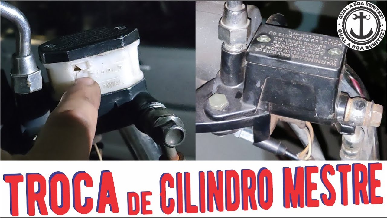 Freio de CG 125 na Intruder 125 - Troca de Cilindro Mestre