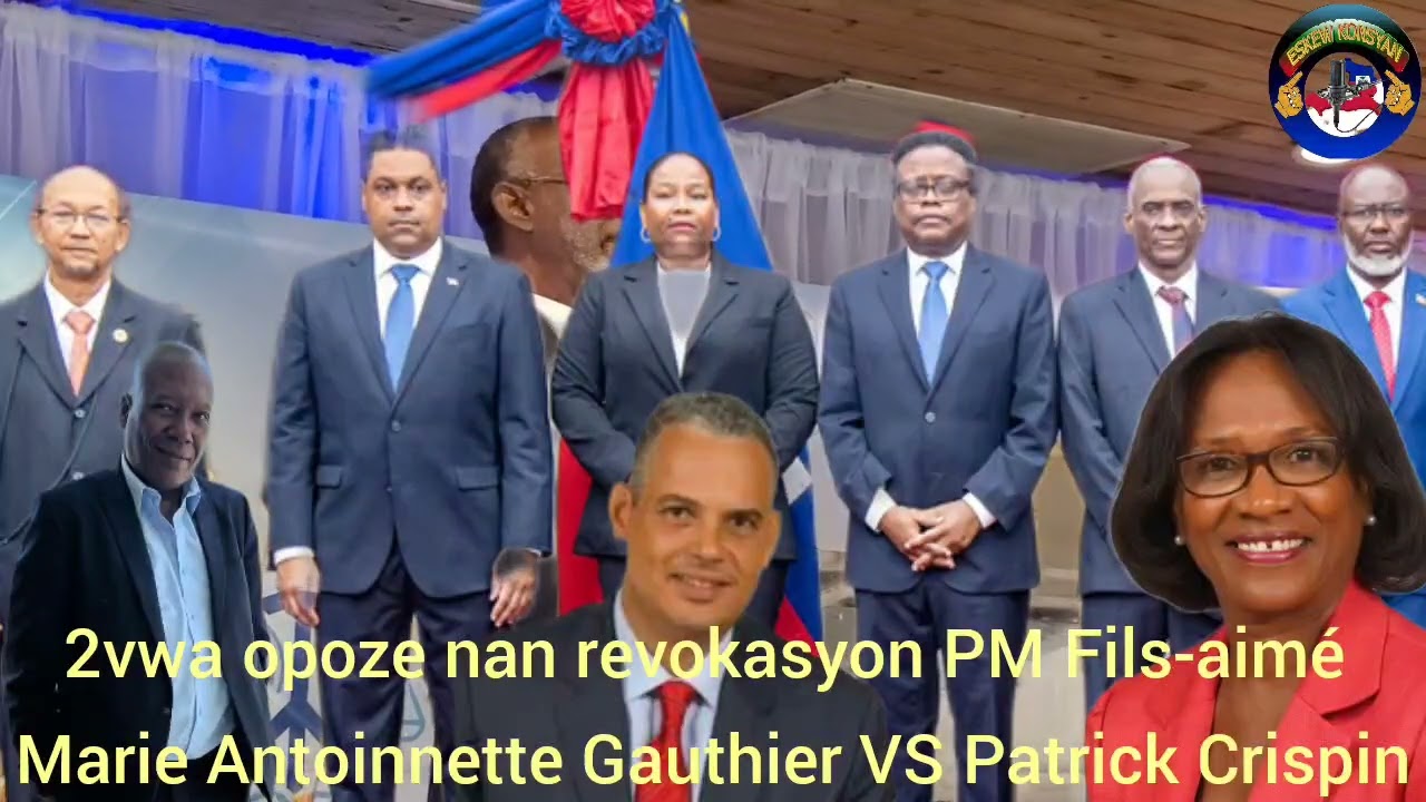 Jwèt la gate ant KPT/PM FILS-AIMÉ Dr Gauthier VS Patrick Crispin