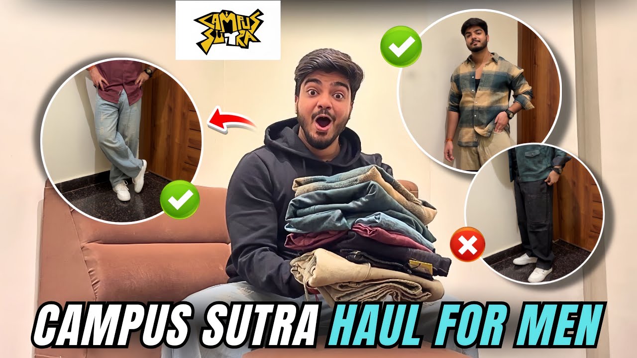 Campus Sutra Haul For Men 😍 || Campus Sutra Review || Fashion Maaster