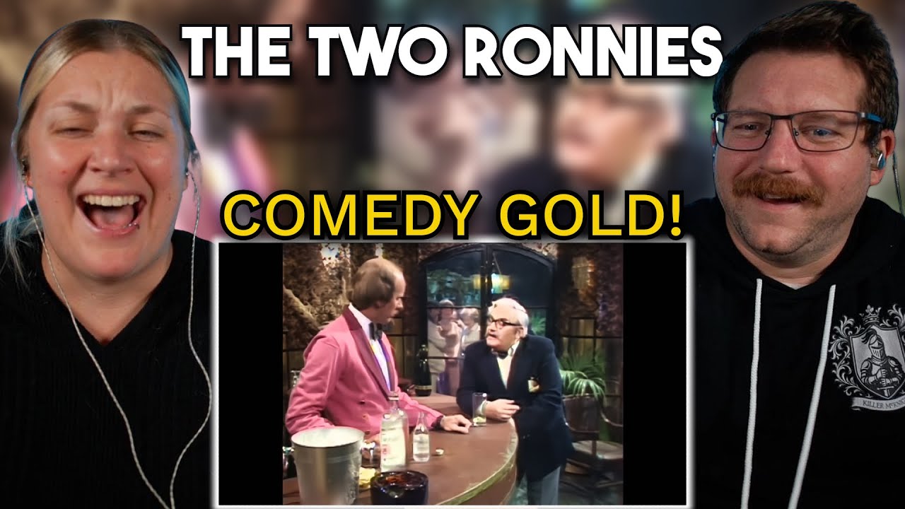 A MASTERCLASS in Comedy! Americans React to The Two Ronnies: Round of Drinks