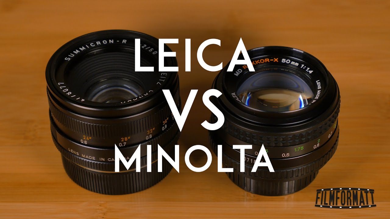 Leica R Summicron 50mm F2 vs Minolta MD Rokkor X 50mm F1.4