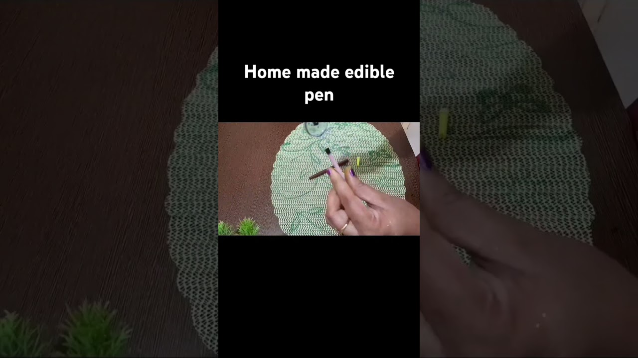 घर पर बनाए cake पर नाम लीखने वाला pen