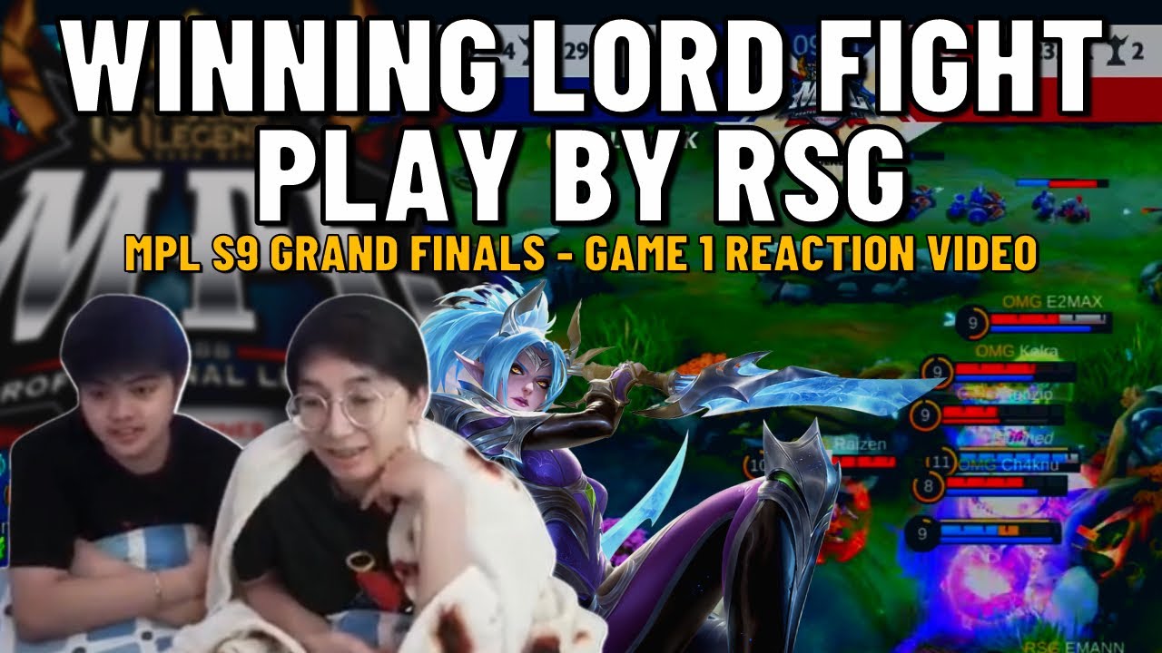 RSG VS. OMG | GAME 1 | MPL-PH GRAND FINALS | REACTION BY OHMYV33NUS AND WISE GAMING