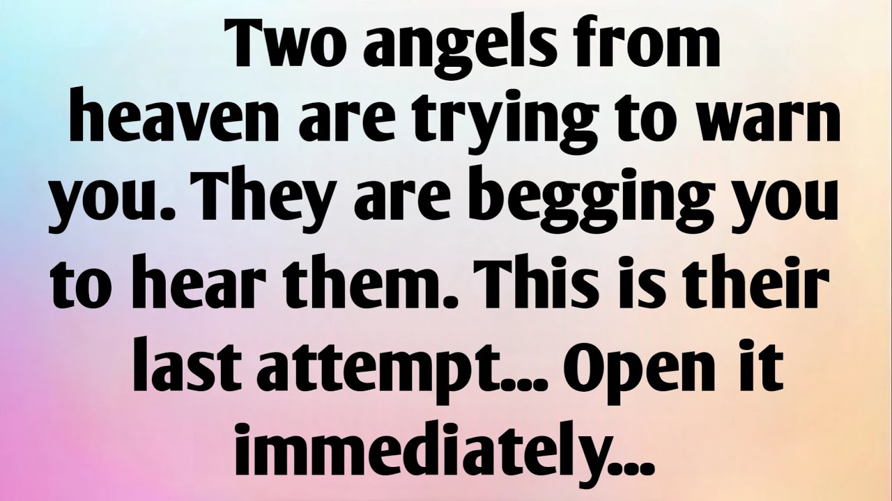 TWO ANGELS FROM HEAVEN ARE...