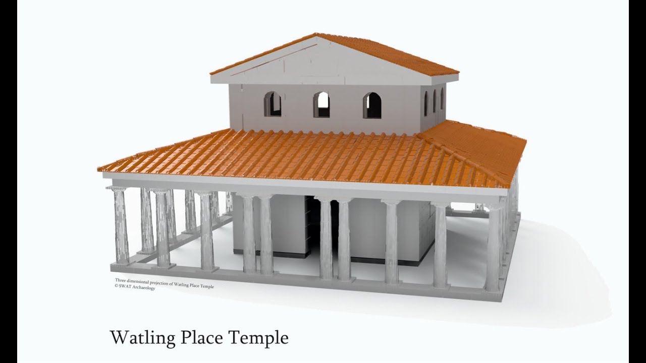 Romano-British Temple at Watling Place, Newington, Kent, UK ME9 7FX