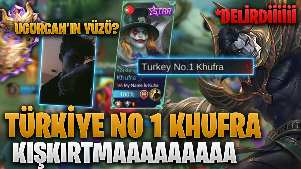 UGURCAN YÜZÜNÜ GÖSTERDİ - GLOBAL KHUFRA EKREM KIŞKIRTMA - Mobile Legends