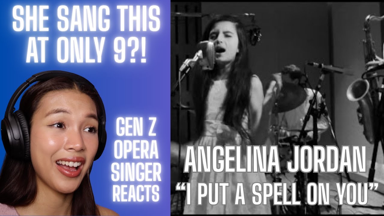 She sang this at only 9?! | Gen Z Opera Singer Reacts To Angelina Jordan 