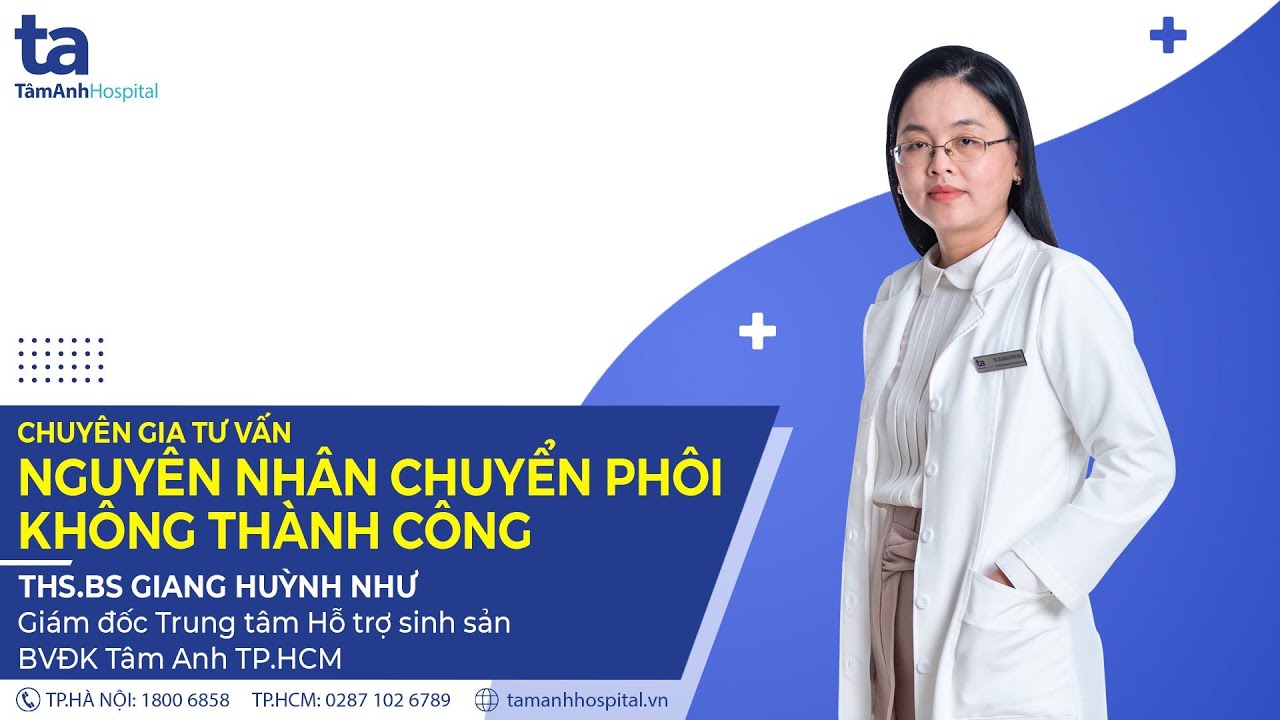 Nguyên nhân chuyển phôi thất bại nhiều lần