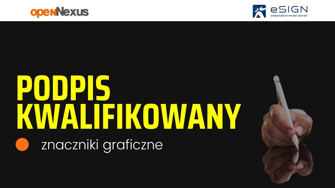 Znaczniki graficzne w podpisie kwalifikowanym
