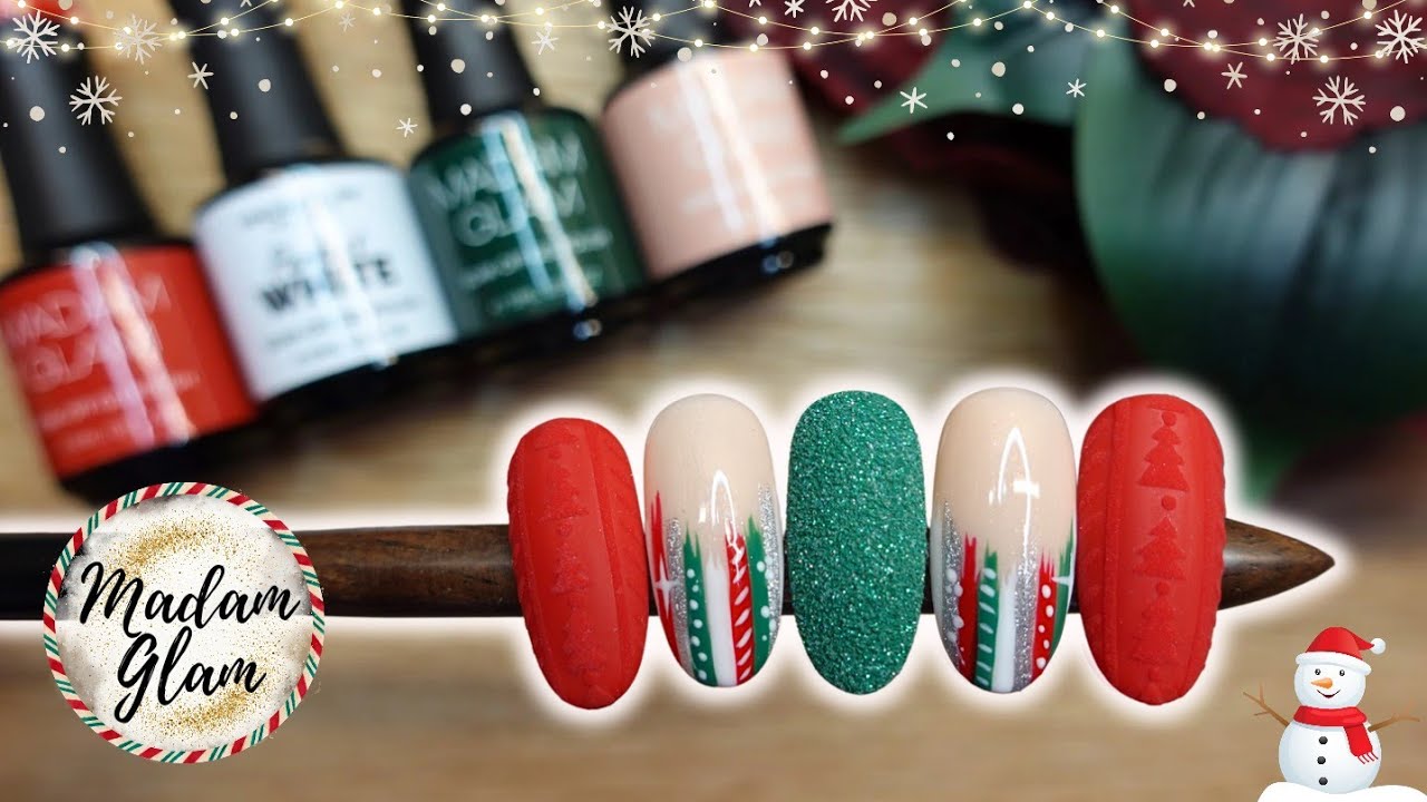 ☃️ Madam Glam Christmas Nails ☃️