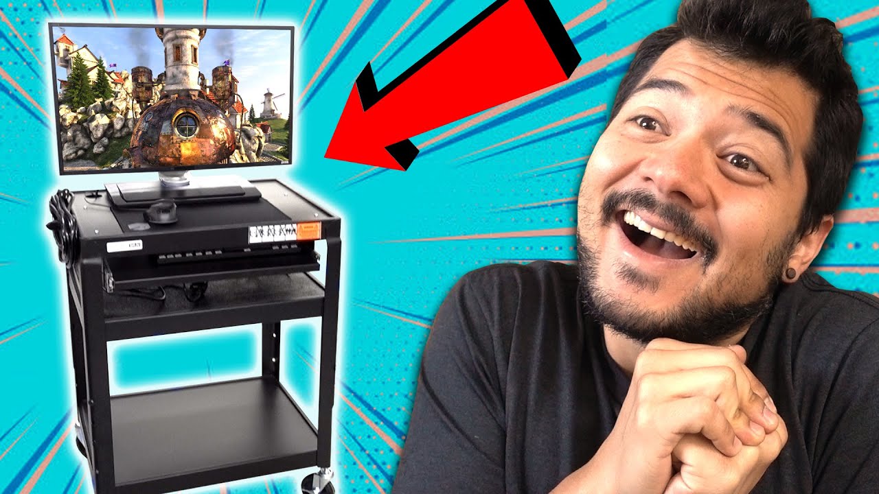 Getting the COMPUTER CART I've always wanted!