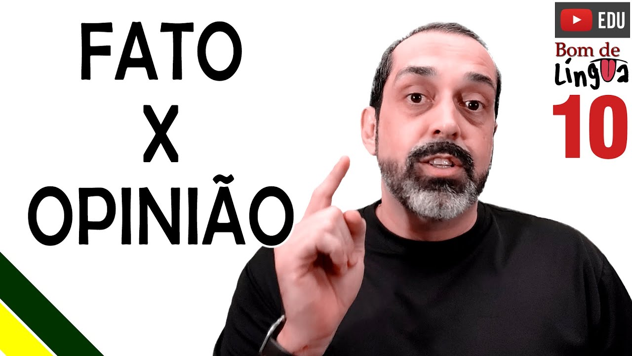 FATO X OPINIÃO #bdl