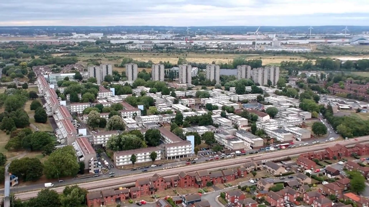 Abbey Wood  view from Drone
