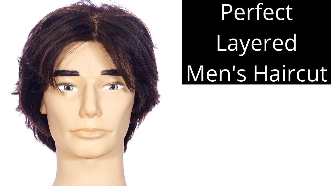 Perfect Layered Men's Haircut Tutorial - TheSalonGuy