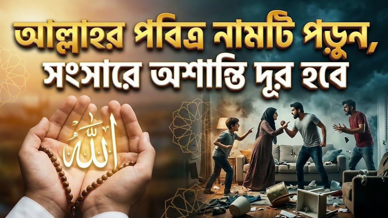 সংসারে অশান্তি দূর করতে চান? এই দোয়াটি পড়ুন | পারিবারিক শান্তির শক্তিশালী দোয়া