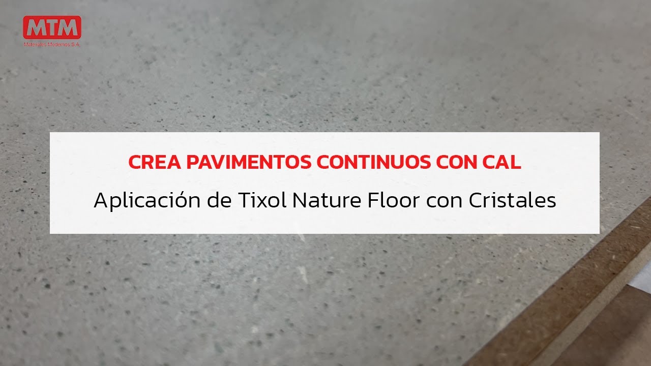 Cómo se aplica Tixol Nature Floor - Pavimentos continuos con cal