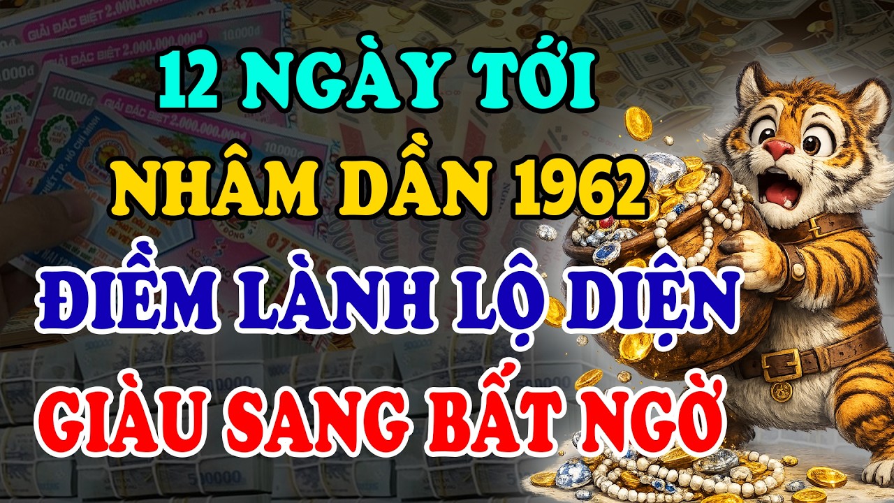 Đúng 12 Ngày Nữa Vận Đen Tan Biến, NHÂM DẦN 1962 Đón Cơn Mưa Tài Lộc  Cơ Hội Đổi Đời Duy Nhất