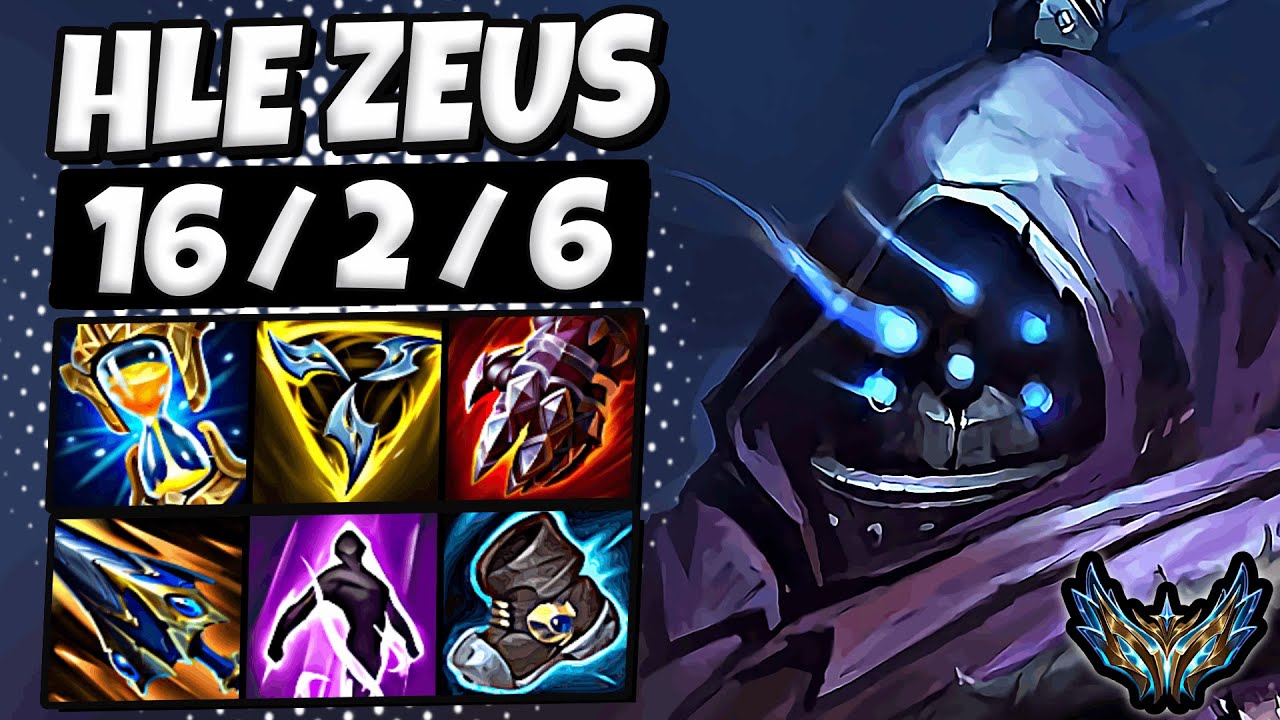 HLE Zeus Jax vs Ambessa TOP [ Quadra Kill ] Korea Challenger Patch 25.11