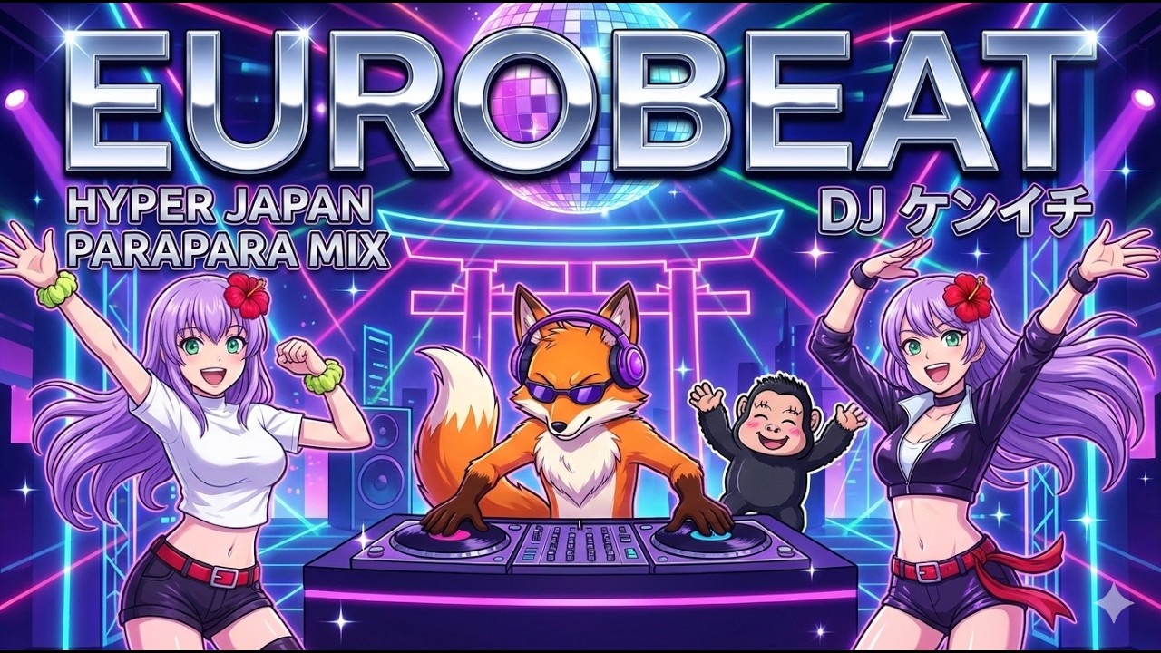 【ユーロビート】EUROBEAT DJ Kenichi Hyper Japan ParaPara Mix【パラパラ】