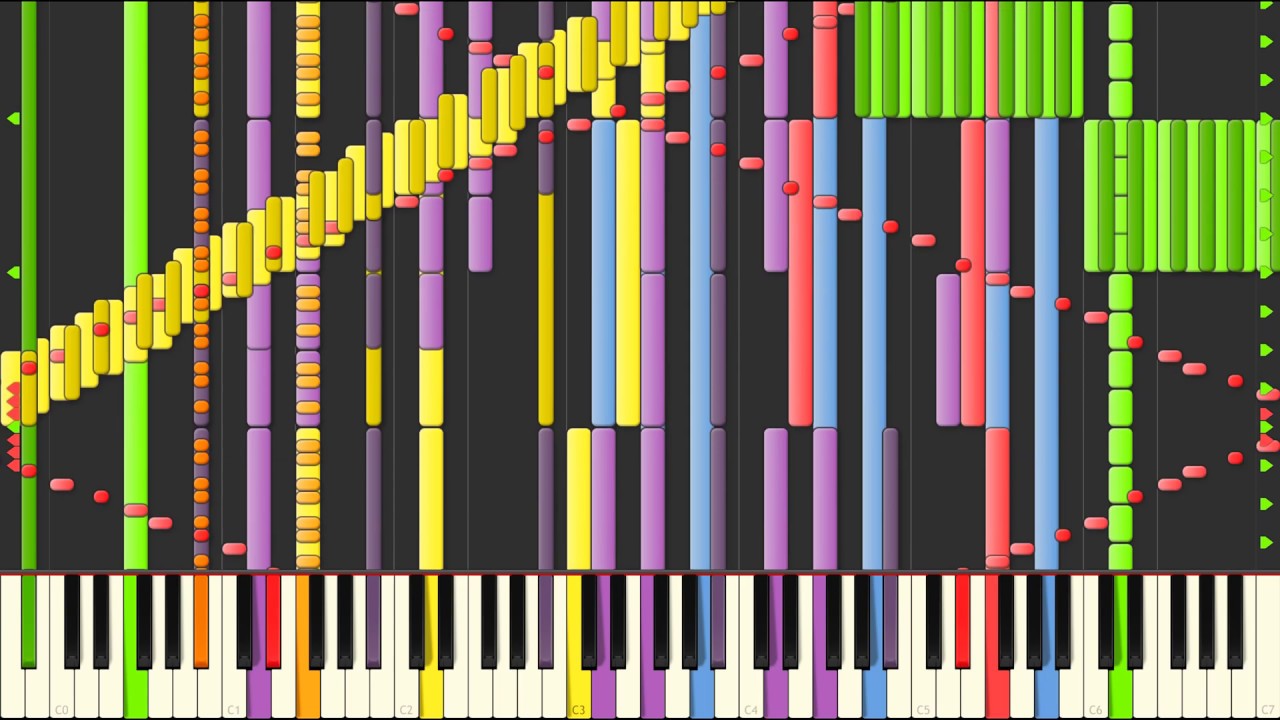 [Black MIDI] Synthesia – Dream Battle | 142,000 notes ~ Everither