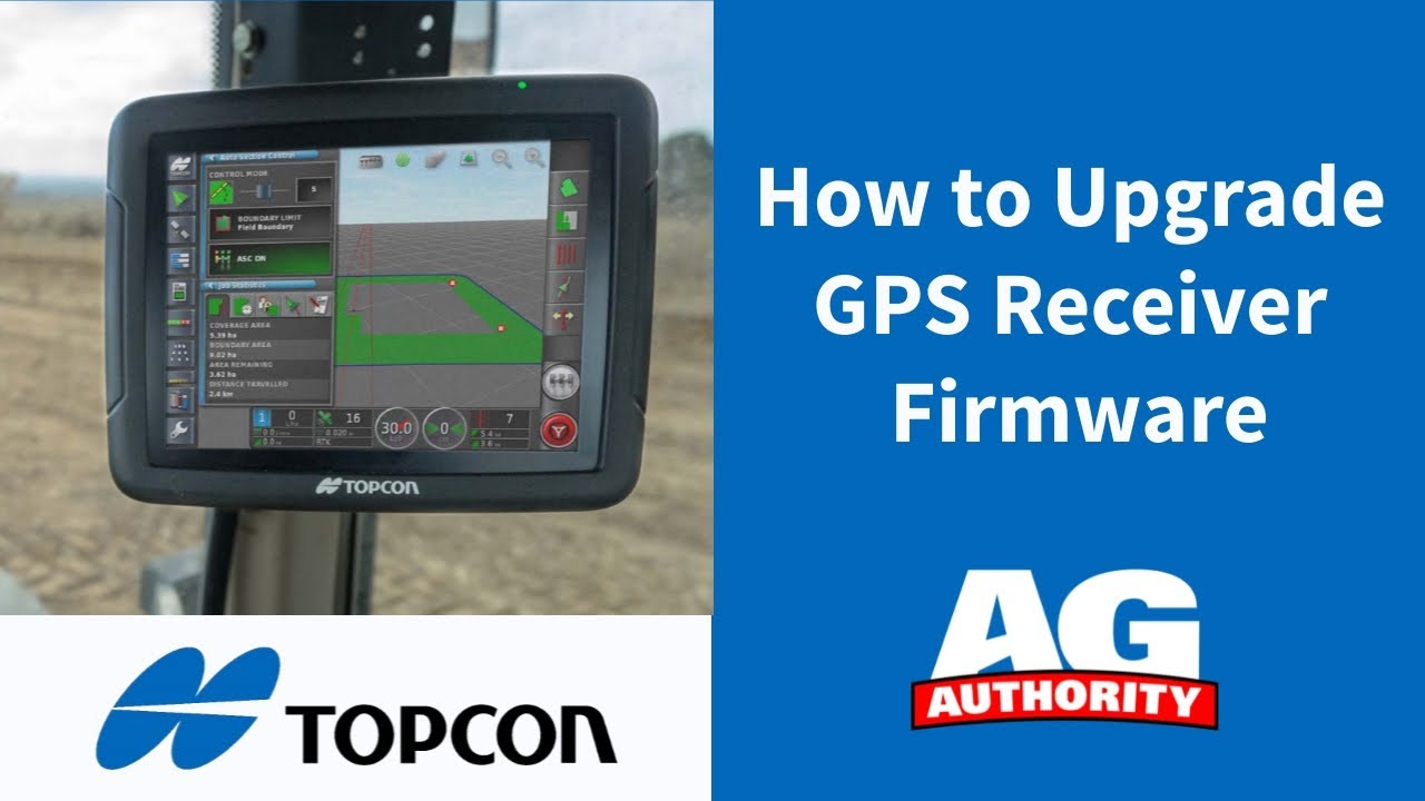 Topcon X Series - How to Upgrade GPS Receiver Firmware
