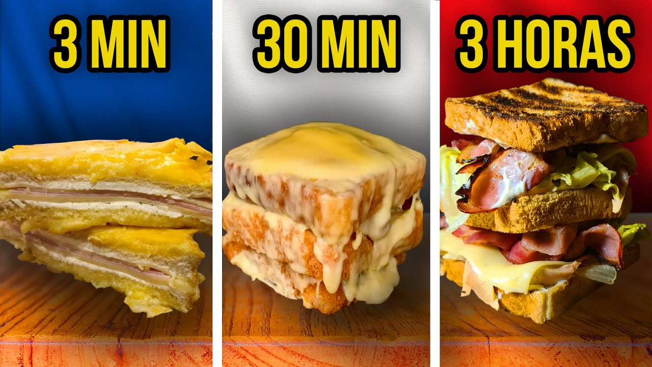 3 Min vs. 30 Min vs. 3 Horas Sándwich ¿Cuál eliges tu?🥪con B de VIKINGO!