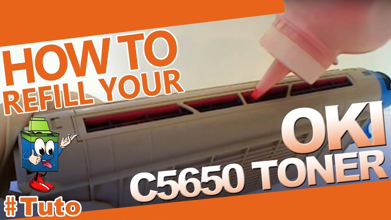 How To Refll An C5650 Okidata Toner