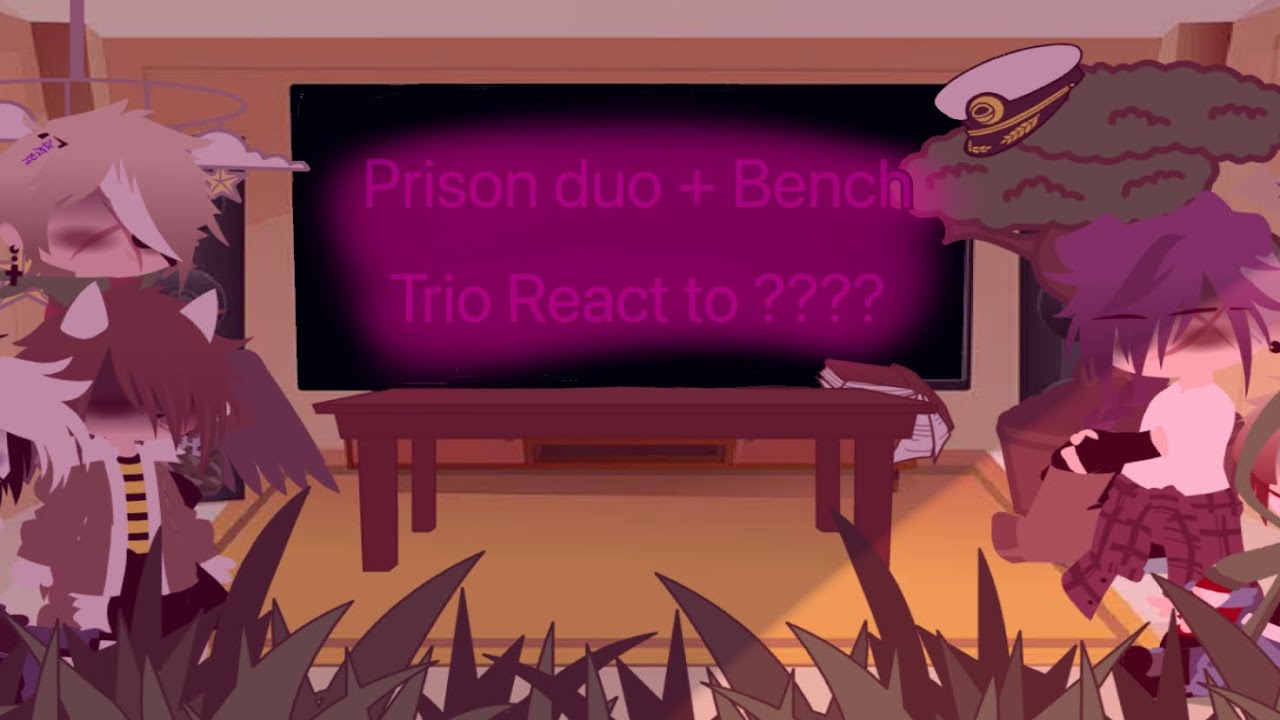 Bench Trio + Prison Duo react to videos of themselves || GACHA CLUB || MCYT || DREAM SMP