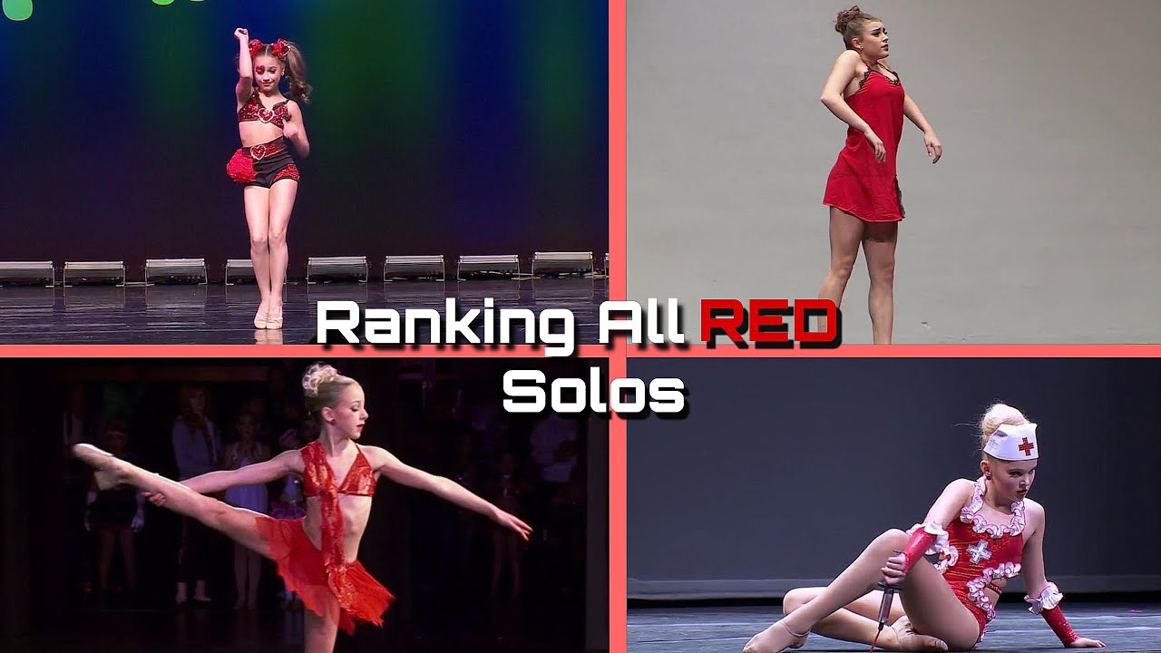 Ranking All Red Solos 48 - 1 | Dance Moms