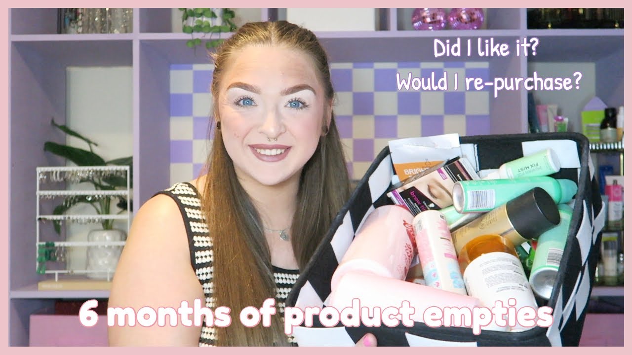 PRODUCT EMPTIES | makeup, skincare, hair care, nail care & more