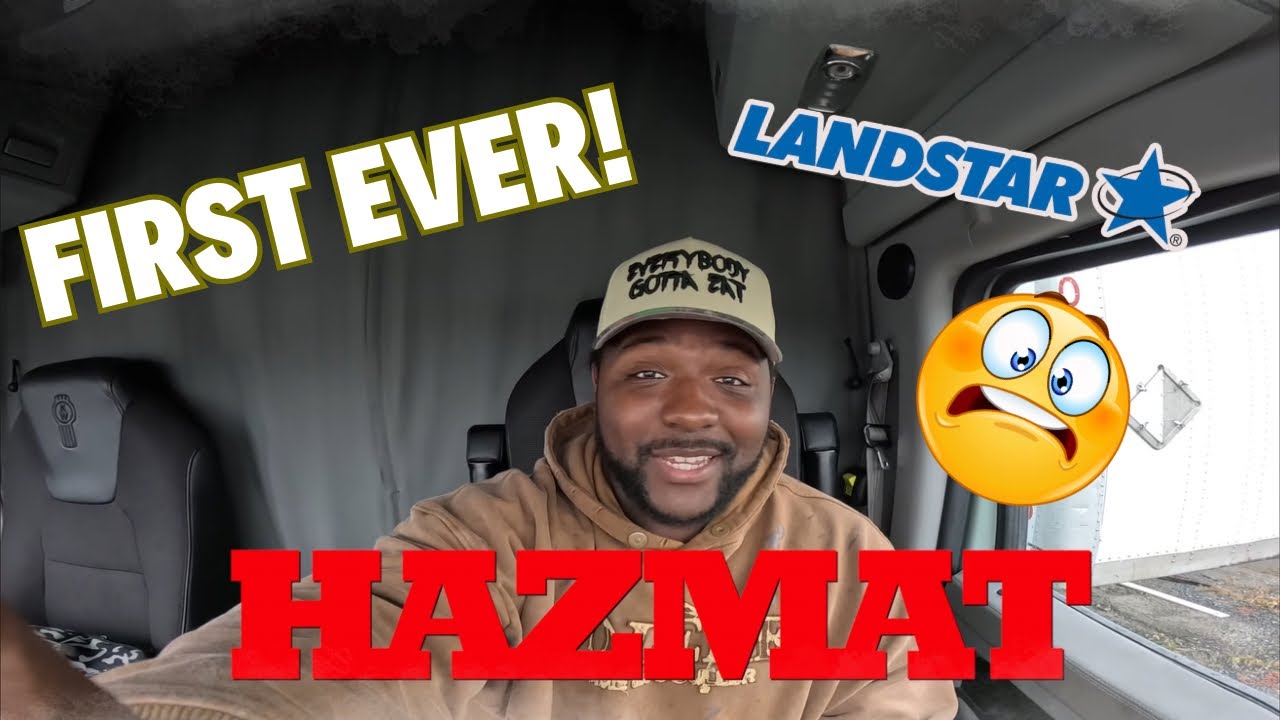 First Ever Hazmat Load Delivery!!! Landstar Driver! #truckdriver  #adventure #trucking #cdl #diesel