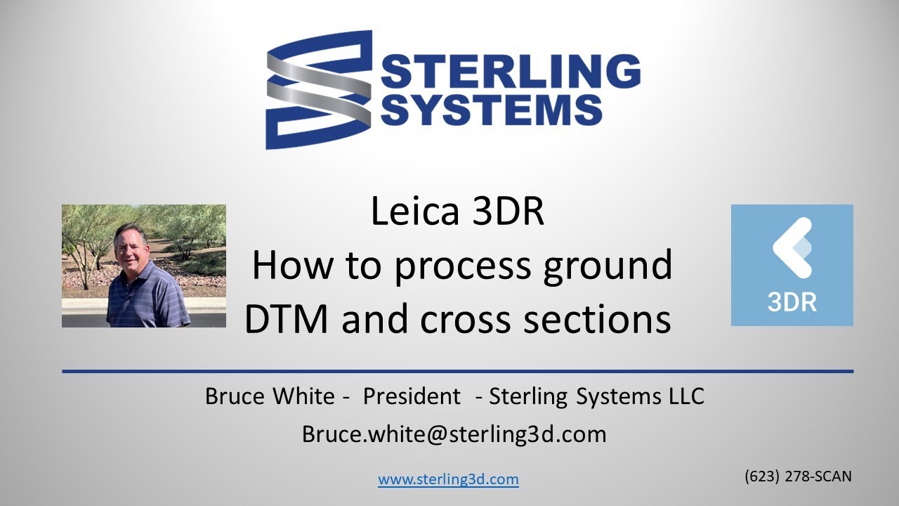 How to save HOURS creating DTMs and cross sections from point cloud data using Leica 3DR
