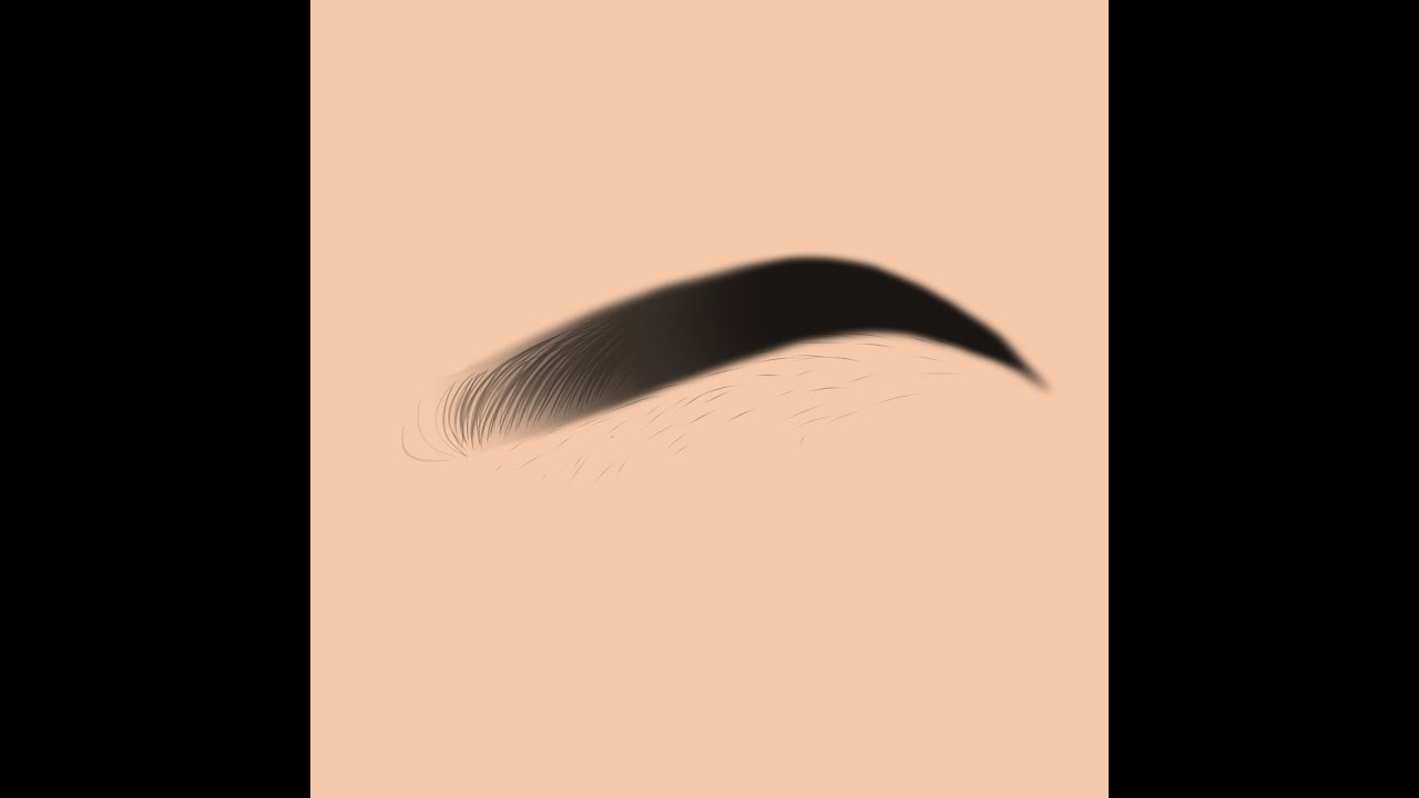 EASIEST WAY TO DRAW EYEBROW USING IBISPAINTX - HOW I DRAW EYEBROW PT.2