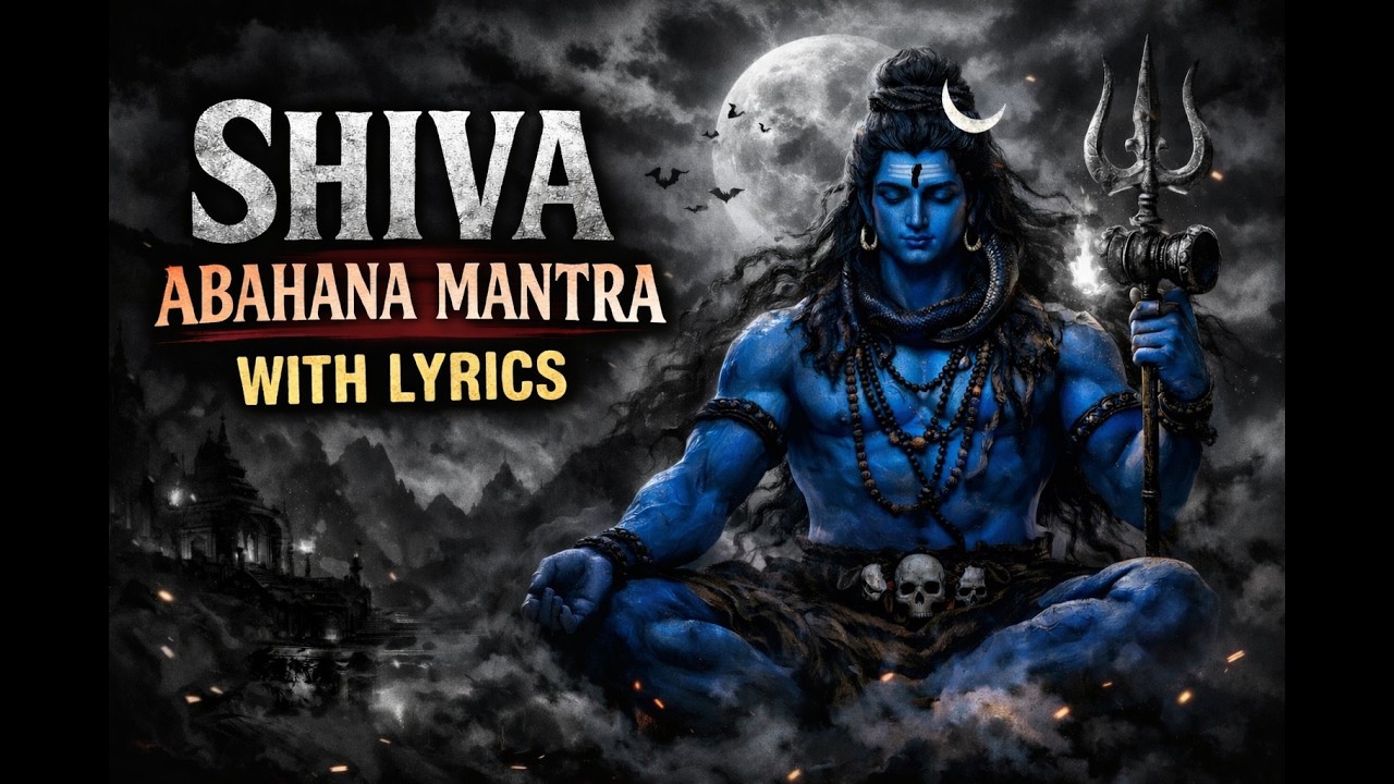 Shiva Abahana Mantra With Lyrics | Calm Mind, Remove Negativity | Lord Shiva Chant