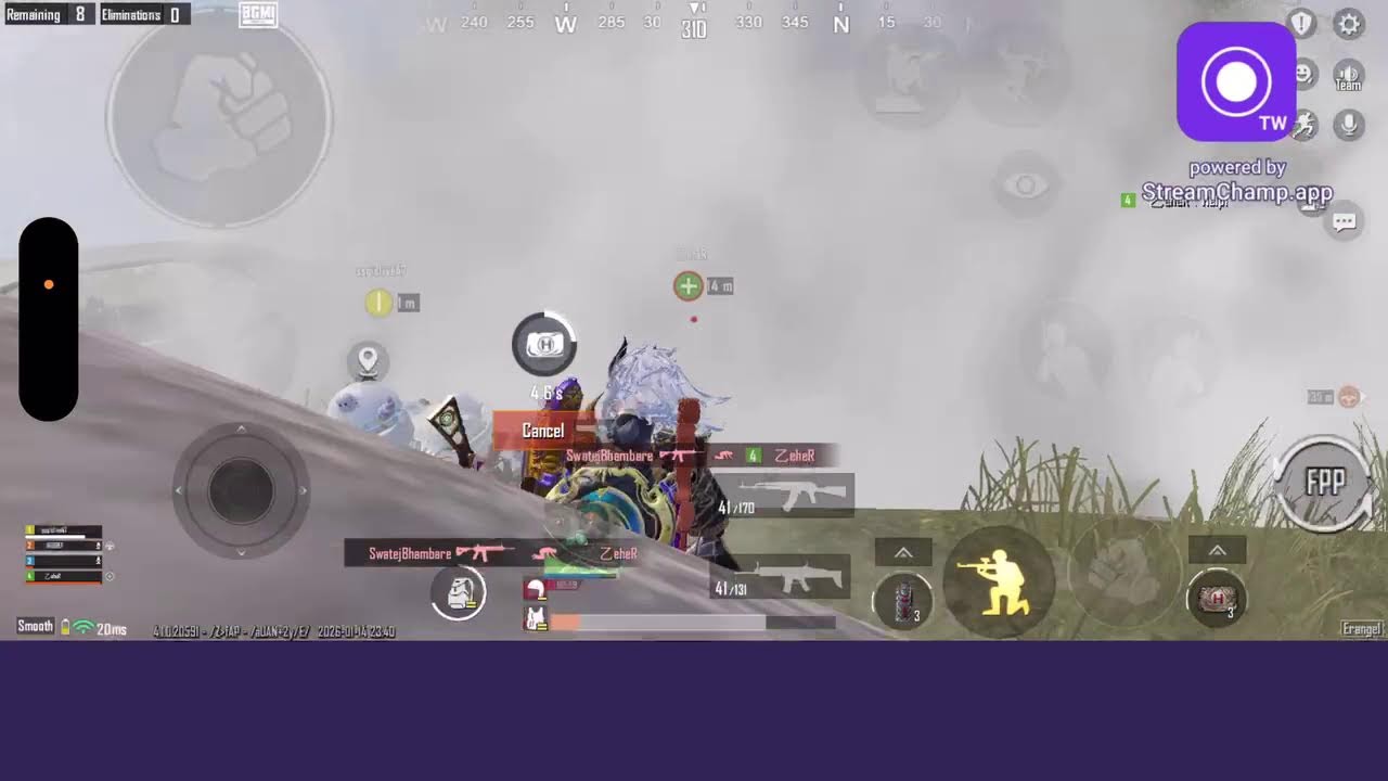 BGMI 4.1 new season CONQUEROR RANK PUSH ,GURJAR YT
