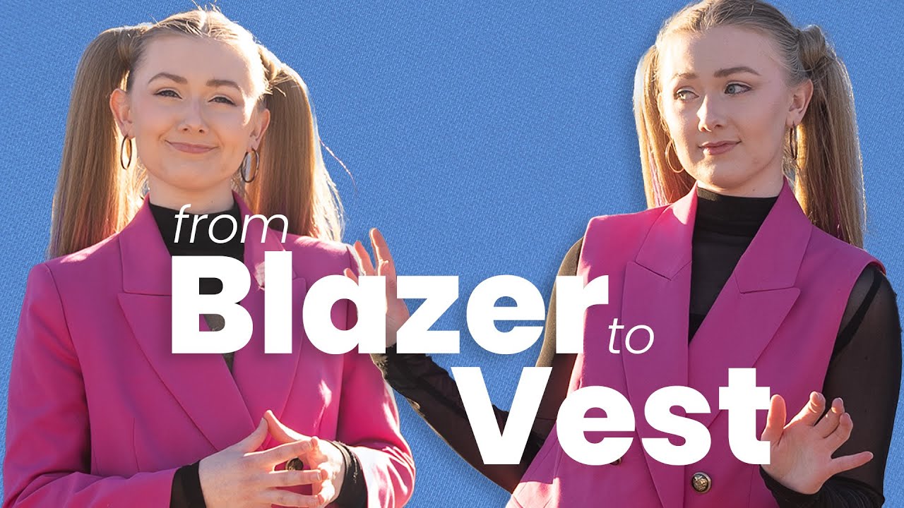 How To Turn An Old Blazer Into A New Vest! (Ep. 59)