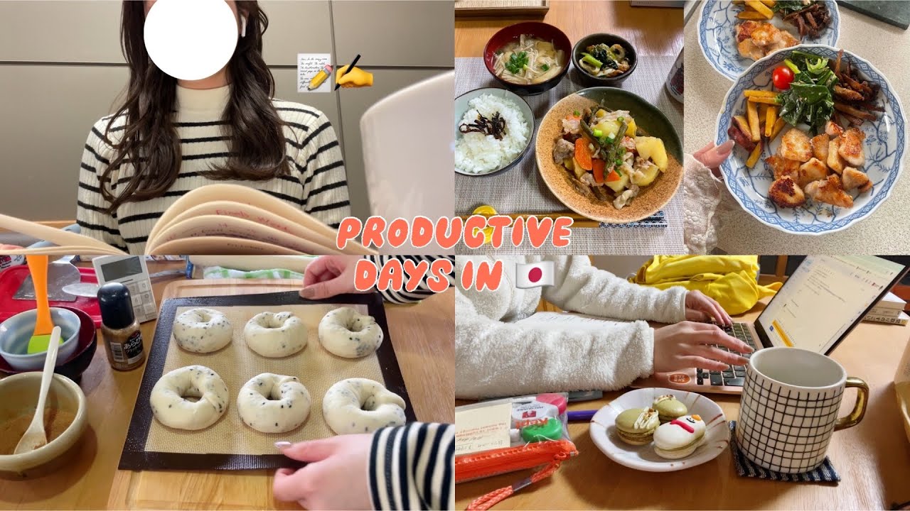 vlog🫧⌇勉強も自炊も家事もバイトも楽しむ🌱でも計画通りにはいかない⌇大学院生の平凡な日常☁️