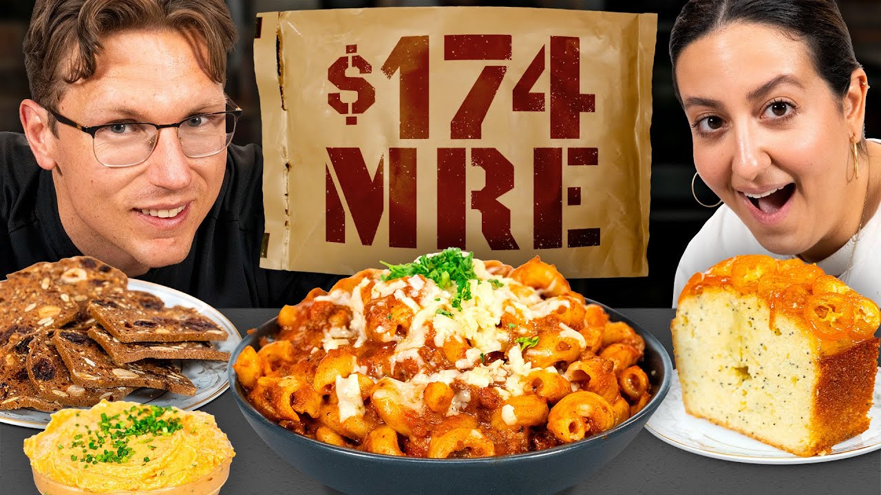 $174 MRE Taste Test | FANCY FAST FOOD