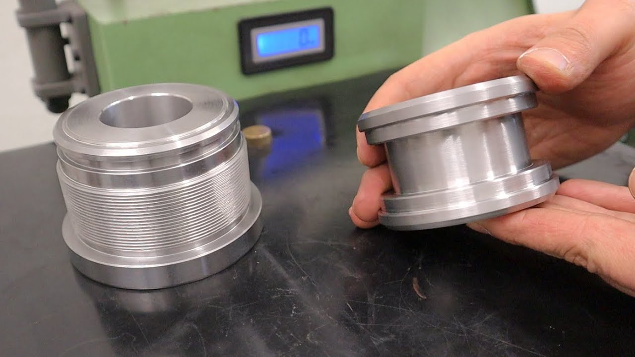 Tornitura Pistone Per Cilindro Oleodinamico [ Piston Turning For Hydraulic Cylinder ]
