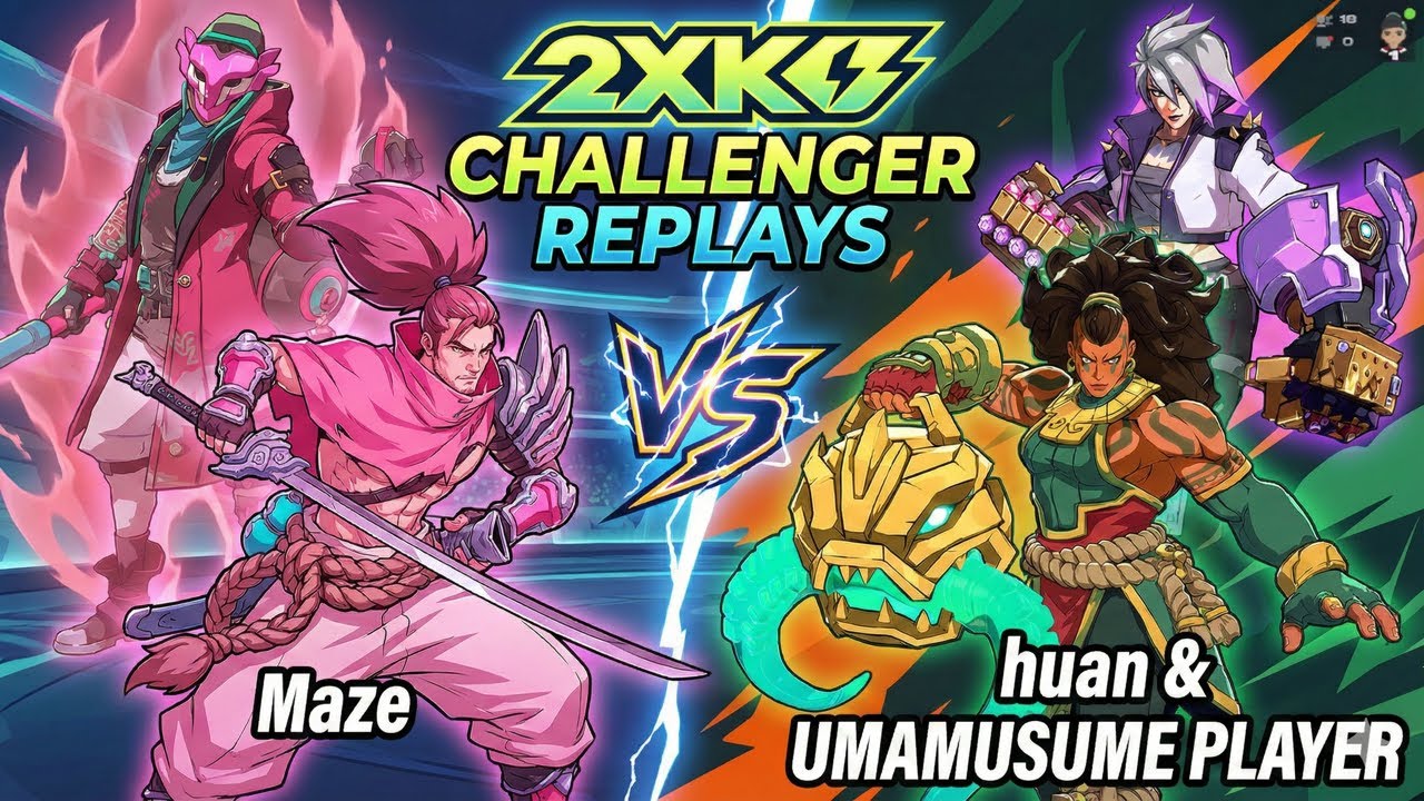 Maze vs huan & UMAMUSUME PLAYEF – [Challenger] Yasuo Ekko VS Illaoi Vi [Grand Master] | 2XKO