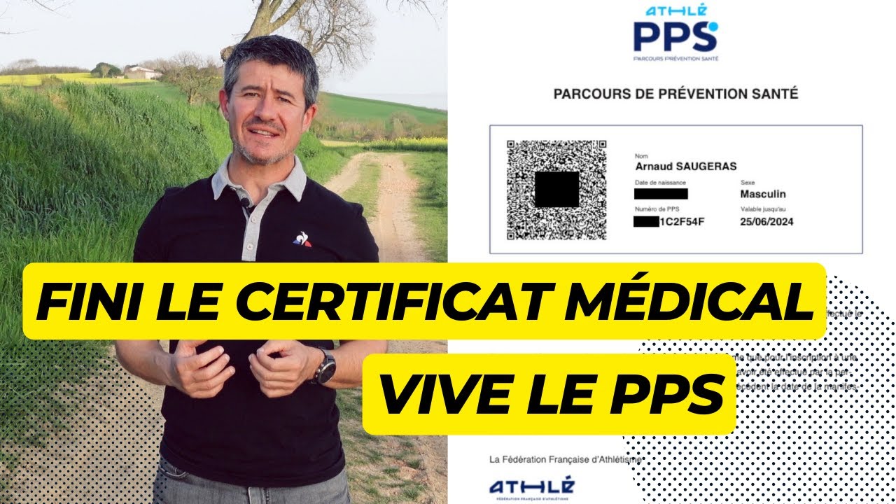 Le CERTIFICAT MÉDICAL pour courir c'est TERMINÉ | Place au PPS