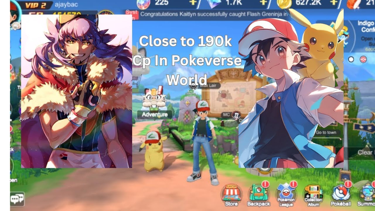 Finally 190k Cp reached In Pokeverse World !!