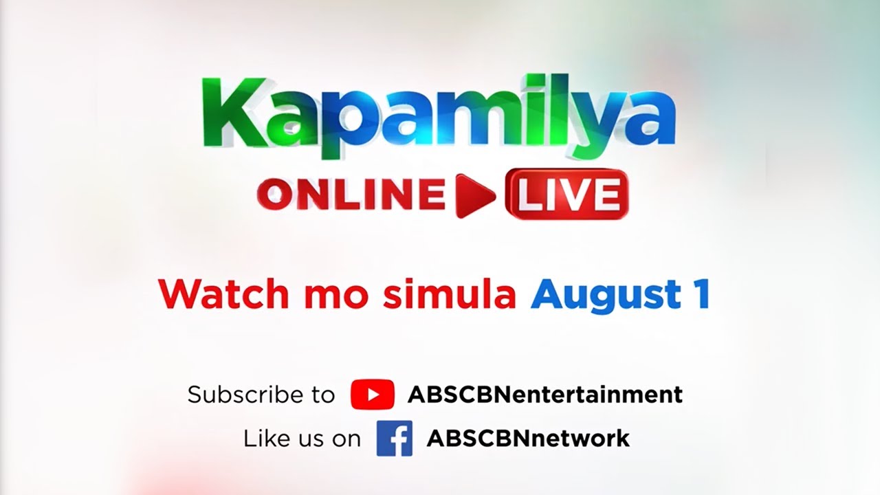 #KapamilyaOnlineLive уже с 1 августа!