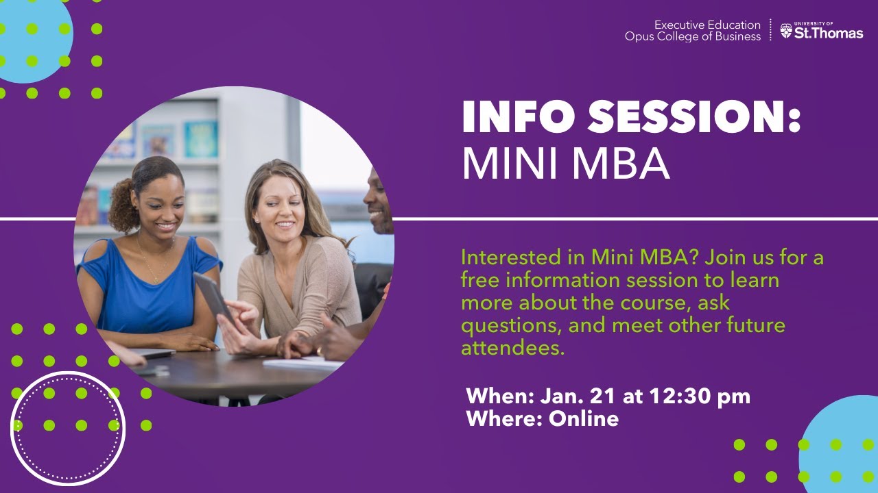 Mini MBA Information Session