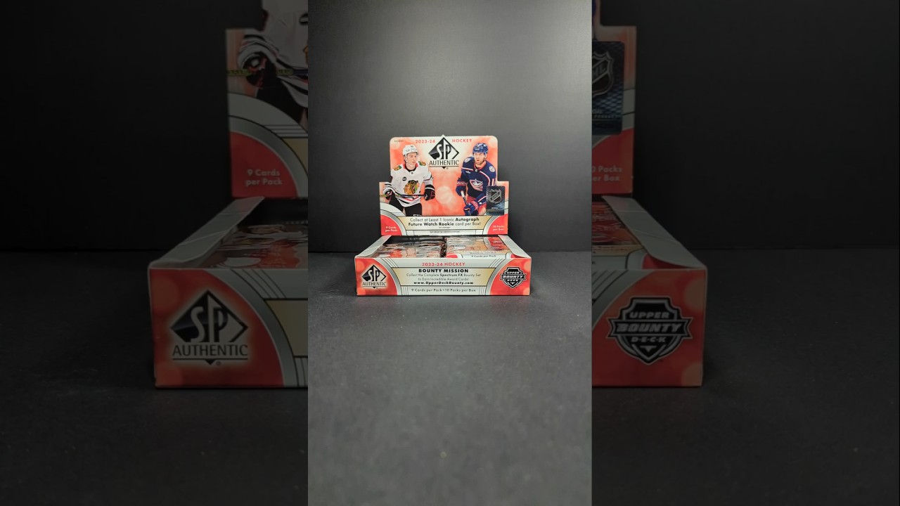 STRIKING GOLD!🥇 2023-24 SP AUTHENTIC HOCKEY PACK BREAK #sportscards #hockeycards #SPauthentic #nhl
