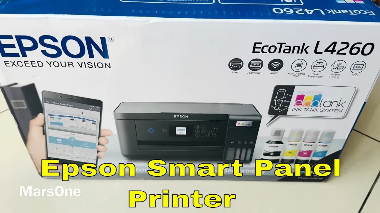 🖨️Unboxing & Installing Epson Smart Panel Printer | Ecotank L4260 | Ink Tank System #amazon ​⁠#epson