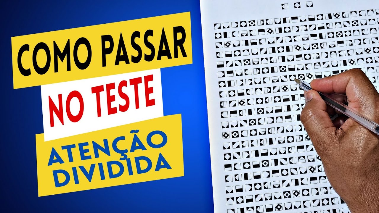 PSICOTÉCNICO DO DETRAN 2025 - COMO PASSAR NO TESTE DE ATENÇÃO DIVIDIDA 2025